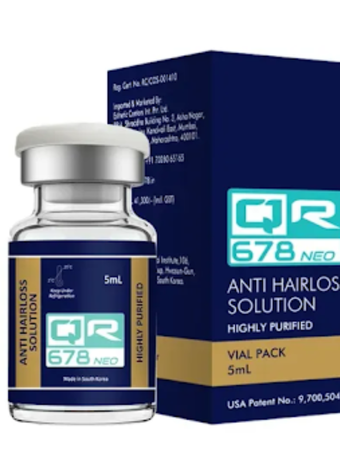 QR678 Neo Hair Treatment in Chennai using advanced biomimetic peptide therapy to reduce hair loss and stimulate natural hair growth at Anucare Aesthetic & Wellness Centre.